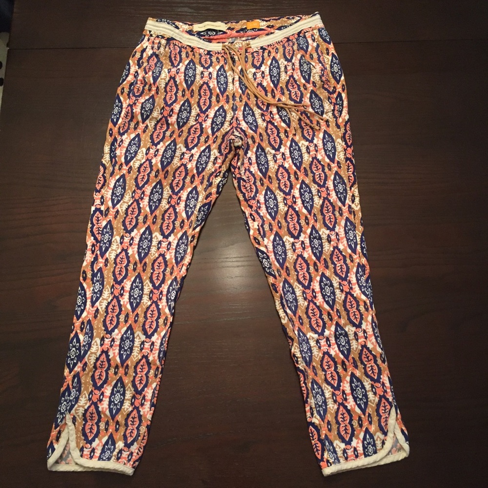 Pilcro and the letterpress Ikat Cropped pants