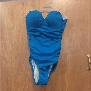 Blue Victoria Secret One piece swimsuit