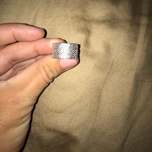 Diamond ring 5 row band