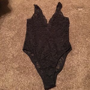 Black Lace Victoria's Secret Body Suit