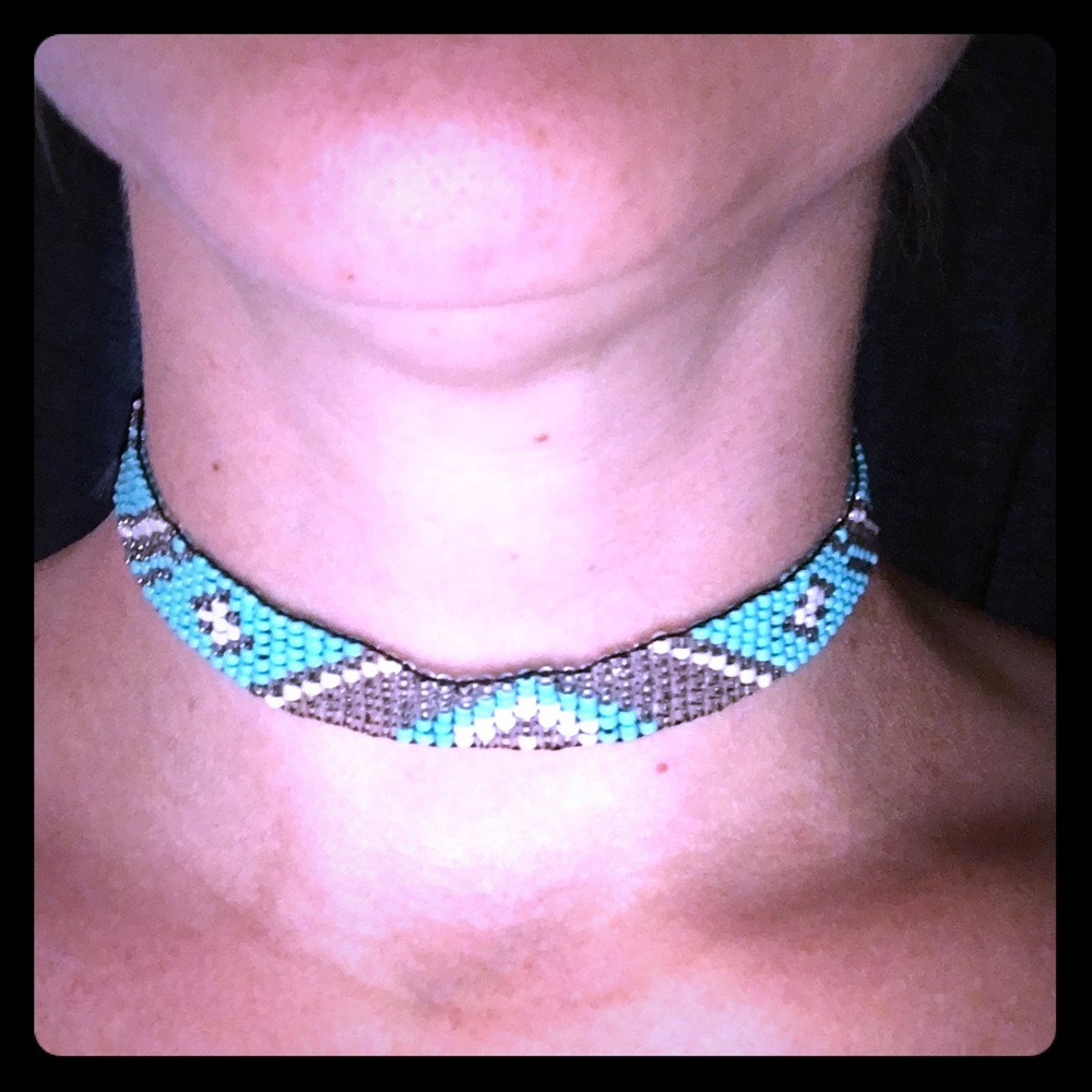 Beaded Choker Necklace