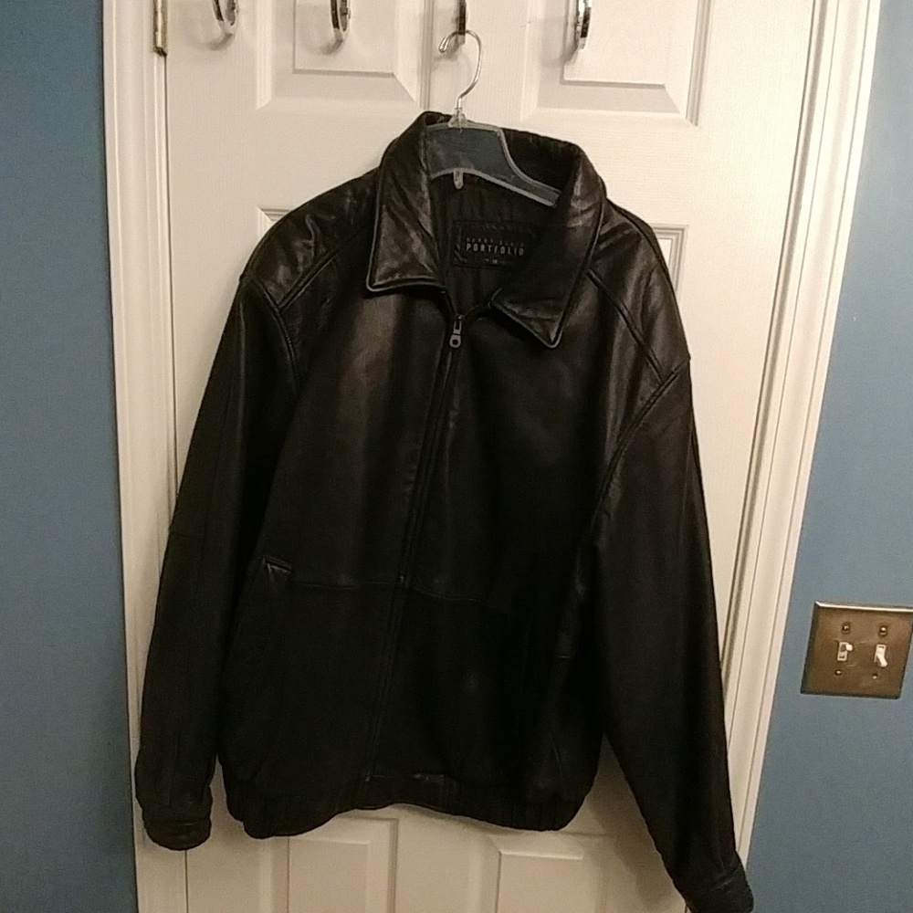 Men's leather jacket