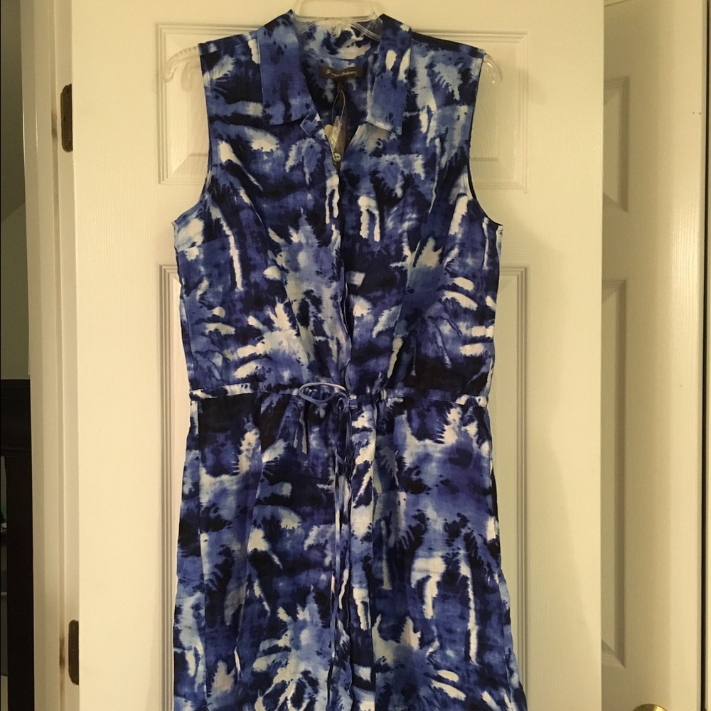 NWT size 12 Tommy Bahama blue dress