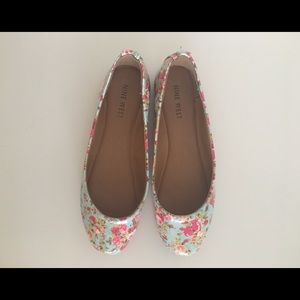 Nine West Floral Print Flats
