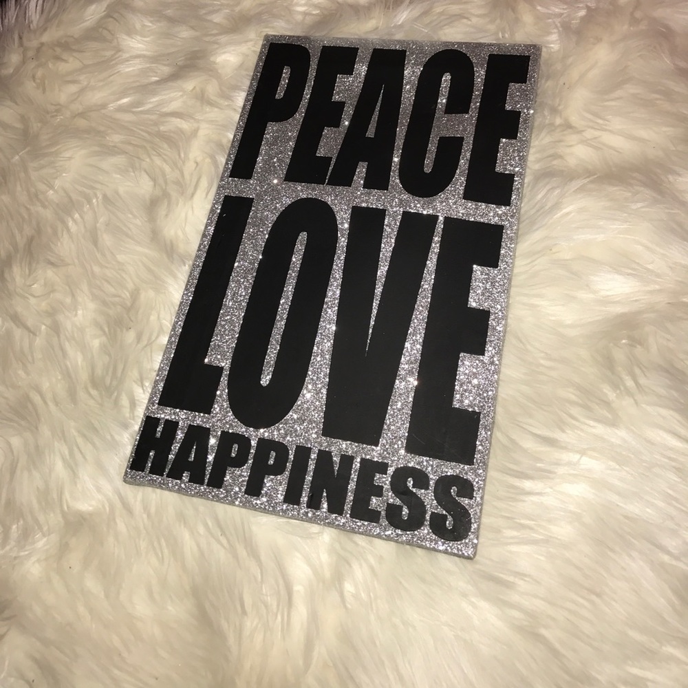 "New" ✌️ Peace, Love, ❤️ and Happiness 💞 Frame.