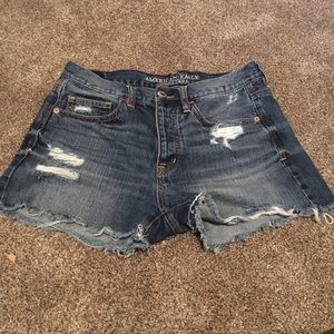 American Eagle High Waisted Denim Shorts