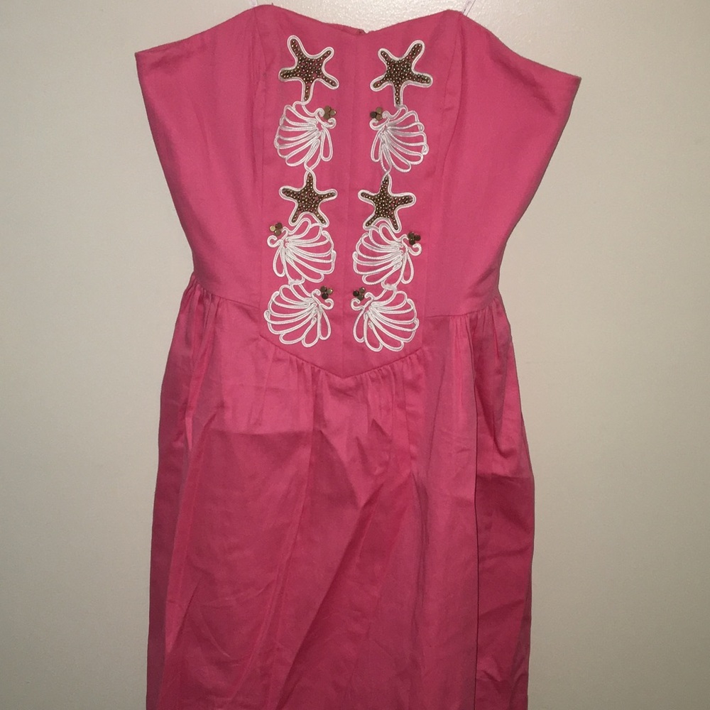 Lilly Pulitzer strapless dress