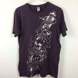 ED HARDY by Christian Audigier Marine Corps Shirt