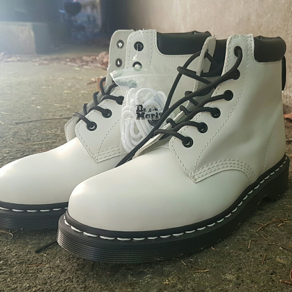 White Dr. Martens