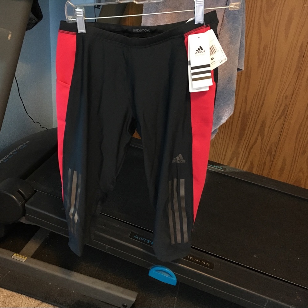 New medium adidas running capris