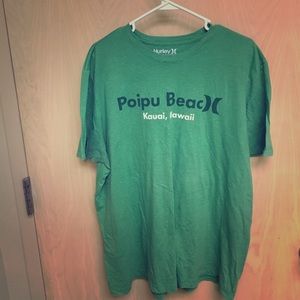 Hurley green T shirt