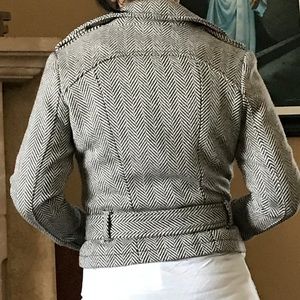 Woven jacket.