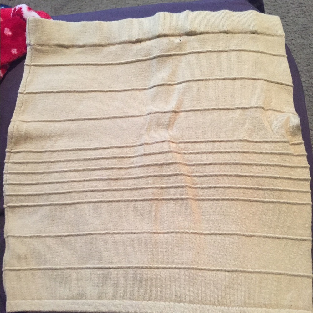Gently used gold pencil shirt