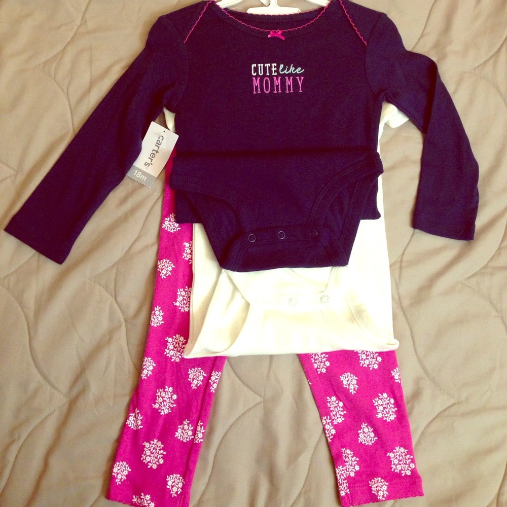 New With Tags! Cute🦉 3 piece set, 18m