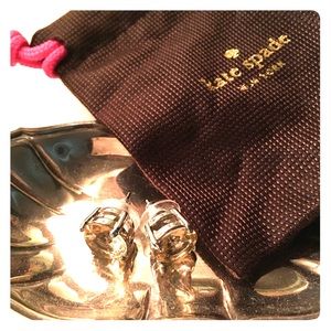 SALE Kate Spade Gumdrop Earrings Light Gold