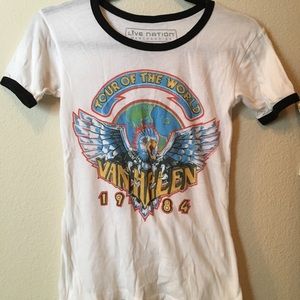 Fitted Van Halen band tee