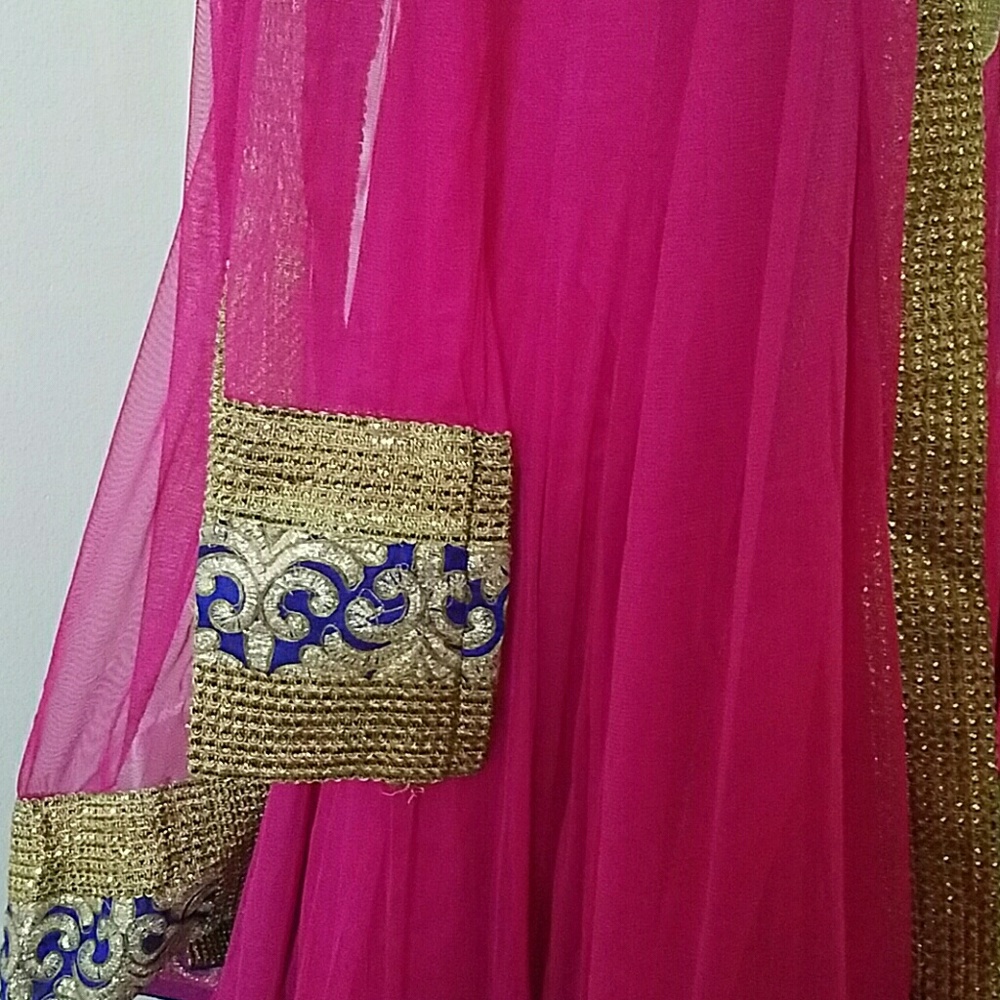 Indian Bollywood Anarkali evening gown - Picture 3 of 5