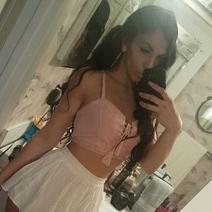 Pink Crop Top