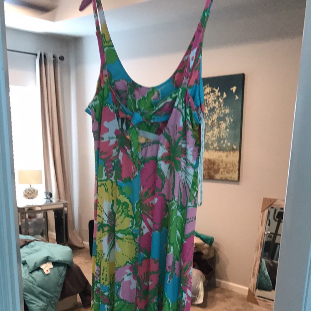 Lilly Pulitzer long dress in Big Flirt