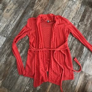 Gorgeous, Burnt Orange Crochet Sweater