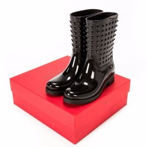 Valentino 'Rockstud' Rain Boots