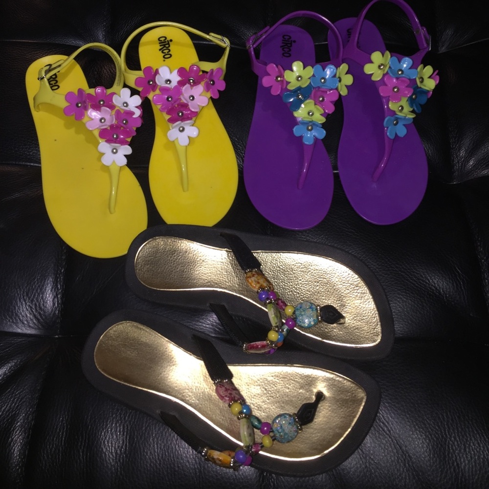 Three super fun pairs of sandals!