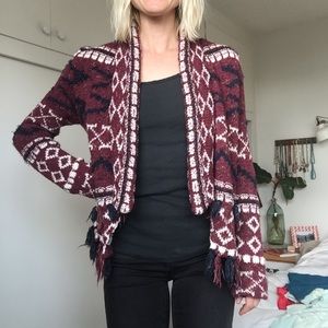 Navajo patterned sweater