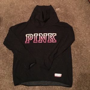 PINK leggings and matching cowl neck sweatshirt