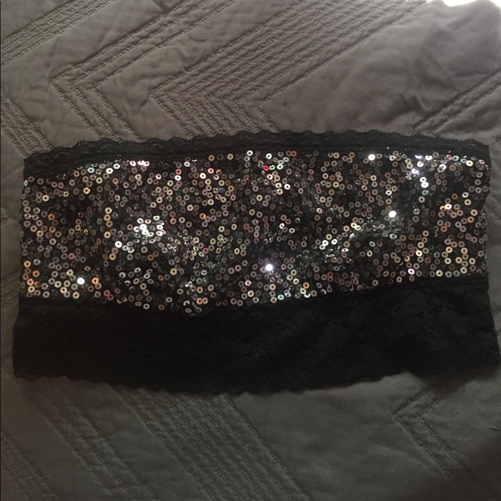 PINK glitter bandeau 🦄