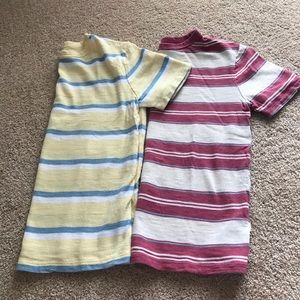 Lot of two Gap Kids striped boys t-shirts sz M (8)