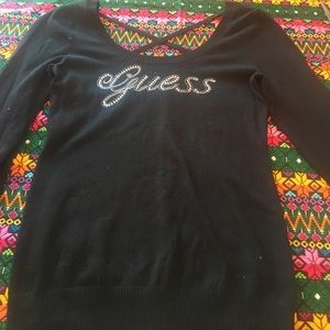 GUESS Black sweater Large