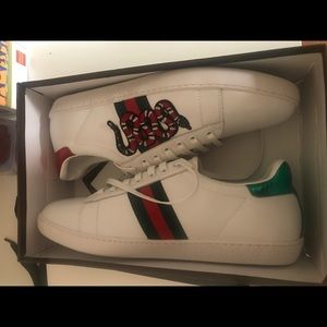 Gucci ace shoes size 10
