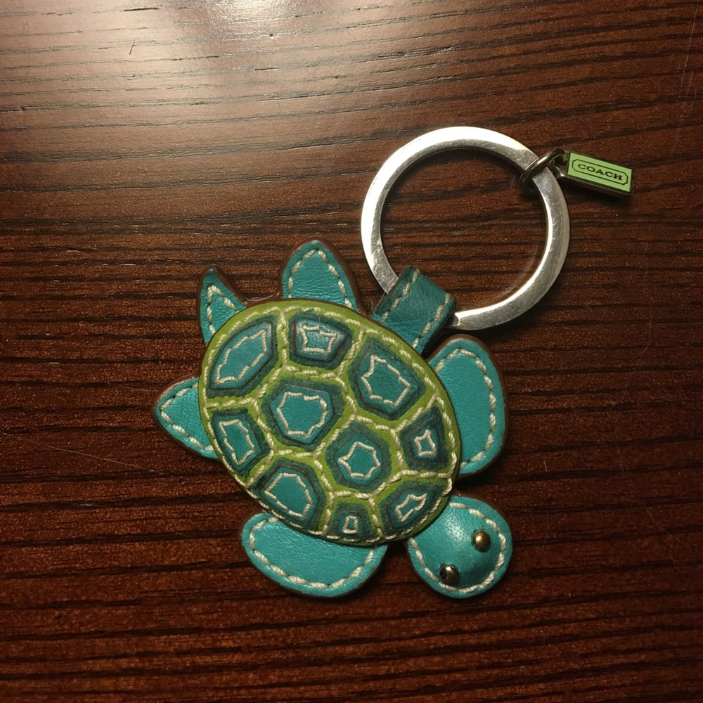 Coach turtle keyring RARE