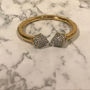 JUICY COUTURE Gold and Diamond Bangle