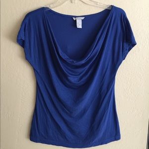 H&M royal blue stretch top