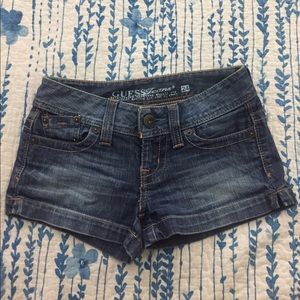 GUESS denim jean shorts