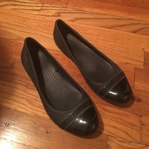 Crocs Cap Toe Ballet Flats Size 6