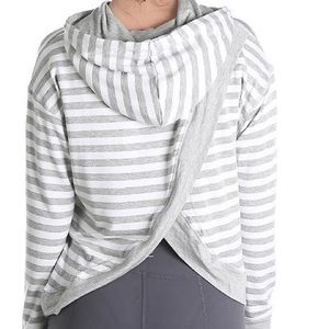 Vimmia striped hooded sweatshirt