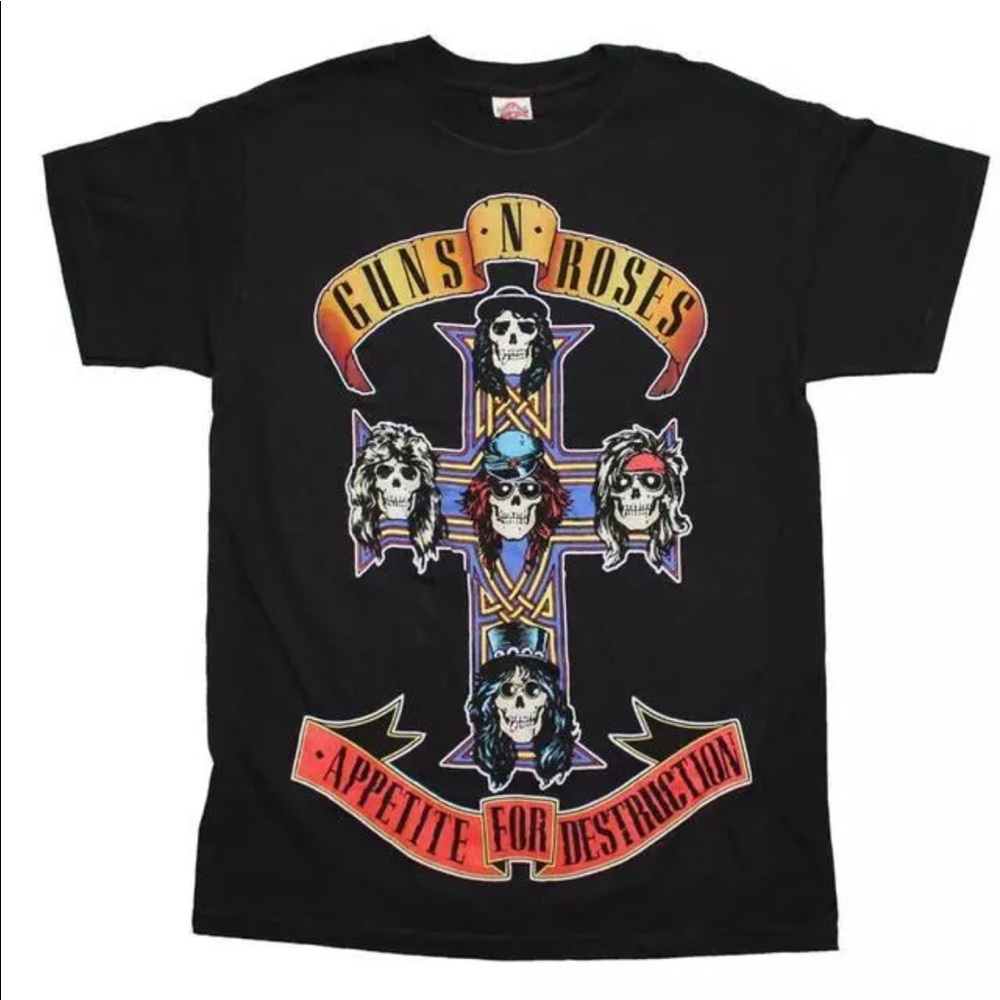Guns N' Roses appetite for destruction t shirt