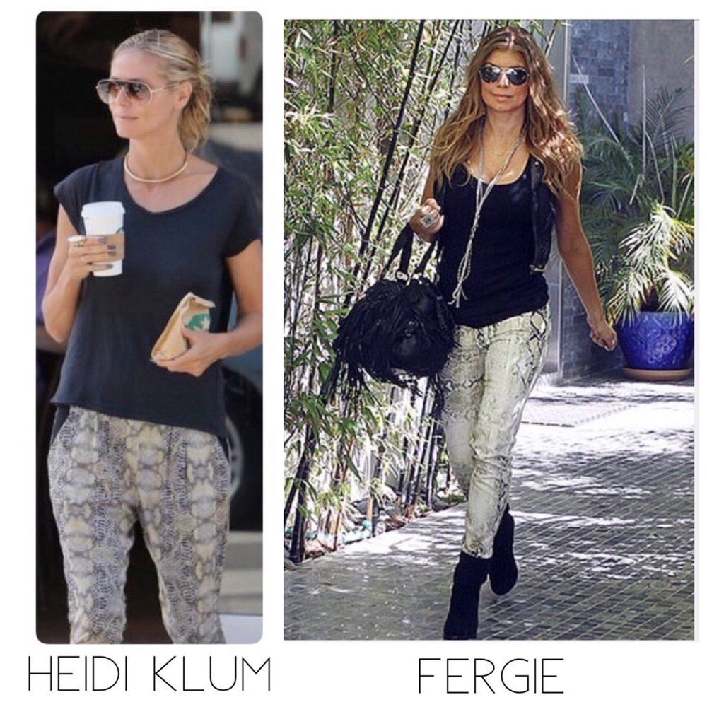 Vintage 80s Guess Snake Print Pant