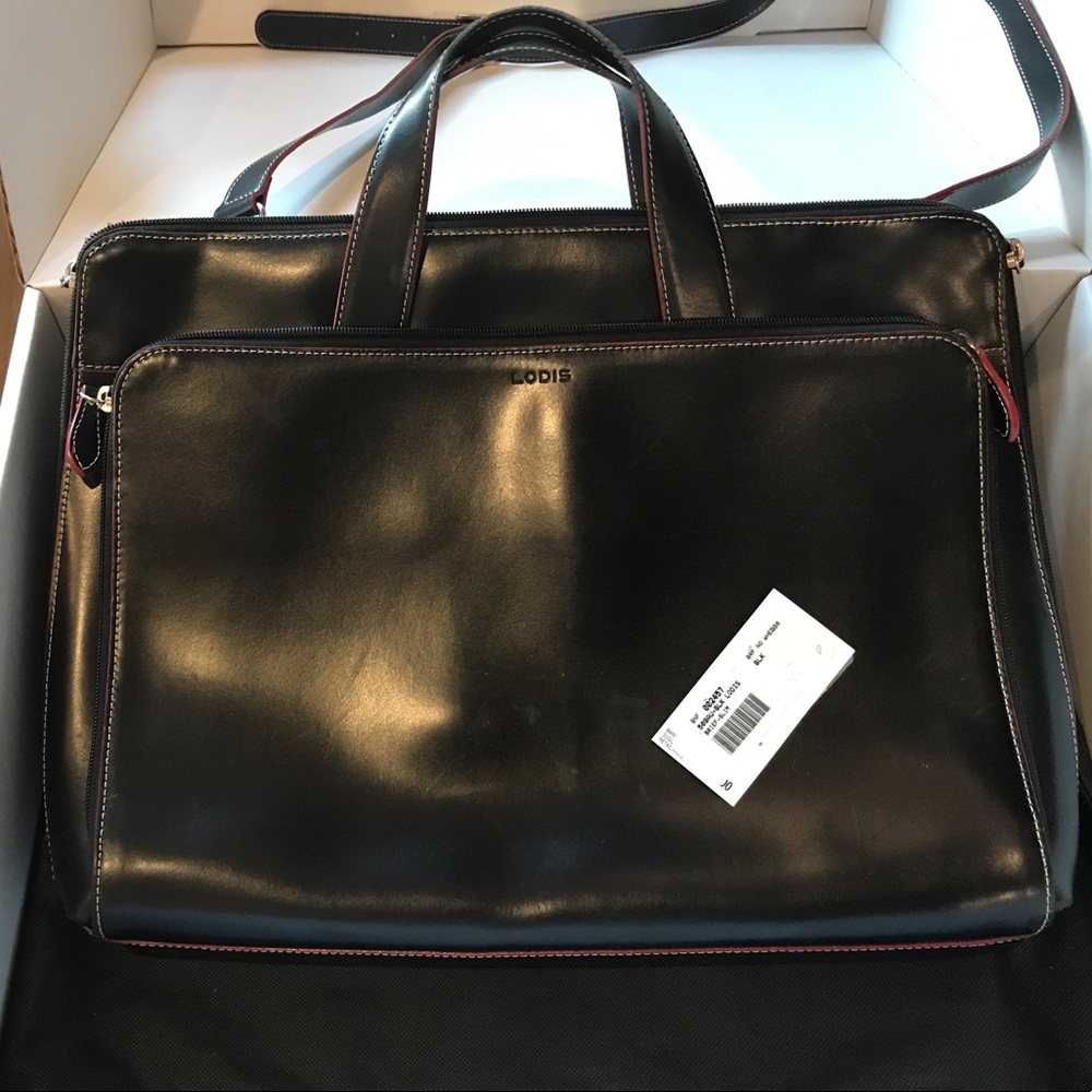 Lodis Black Computer Bag