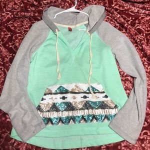 NEW size S boutique hoodie