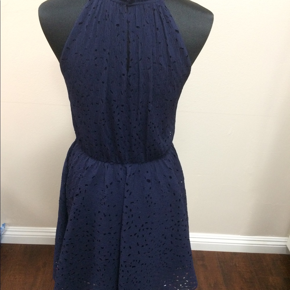 *SOLD* Greylin navy blue sleeveless dress NWOT - Picture 5 of 6