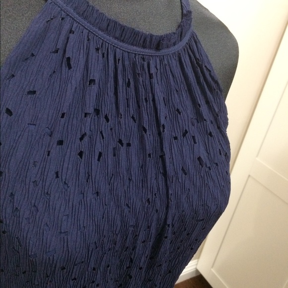 *SOLD* Greylin navy blue sleeveless dress NWOT - Picture 3 of 6