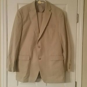 ***B2G1*** CHAPS MENS TAN 2 PIECE SUIT