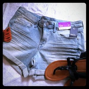 Distressed Denim Jean Shorts SZ 10