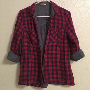 Blue and Red Flannel