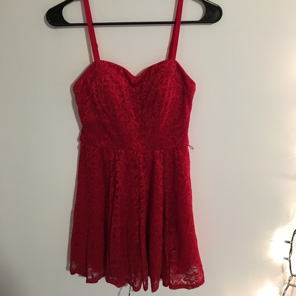 red dress