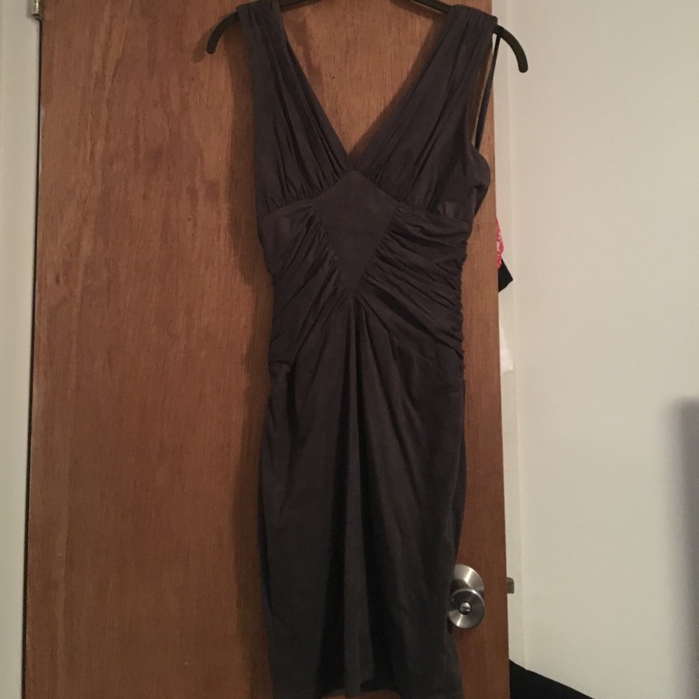 Bebe faux suede dress