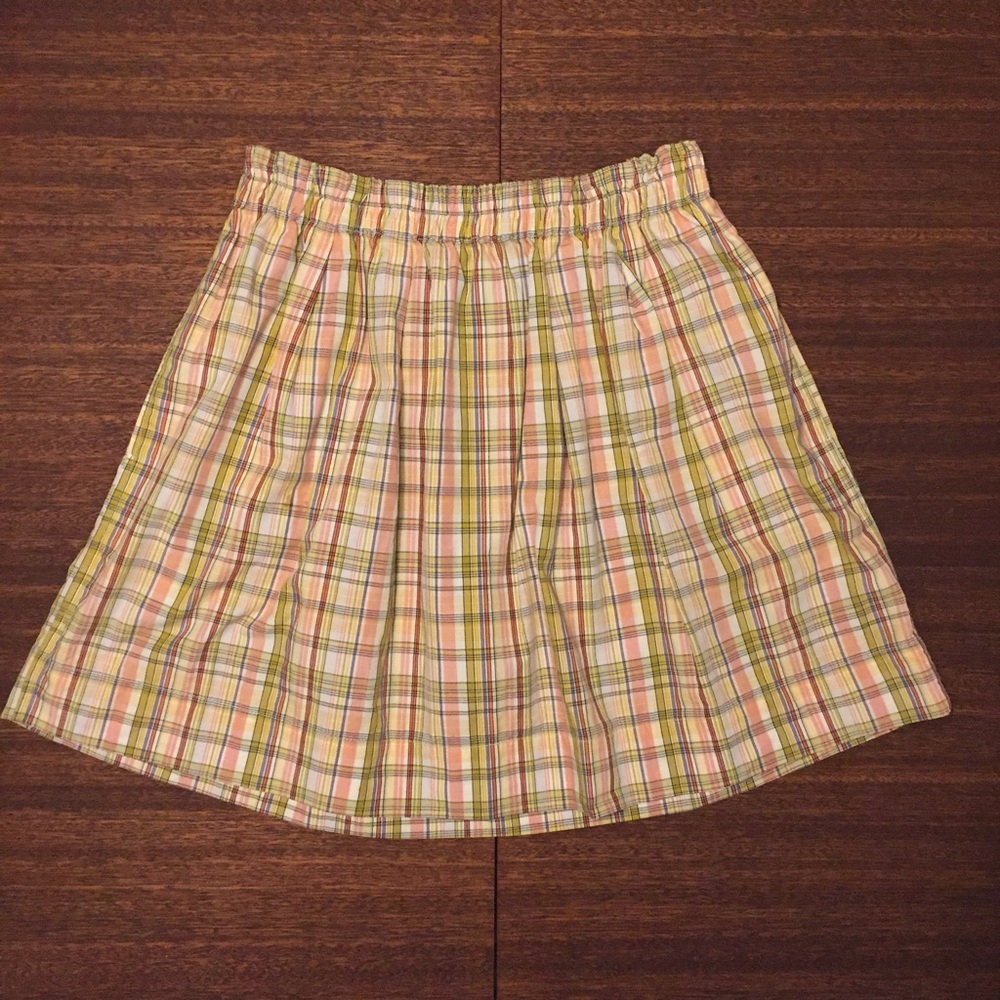 Steven Alan plaid Owen mini skirt